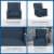 Baby Relax Mikayla Swivel Glider Recliner Chair Perspective: right