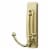 Command™ Large Satin Brass Double Hook Perspective: right