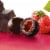BROOKSIDE Dark Chocolate Goji and Raspberry Flavored Snacking Chocolate Bag Perspective: right