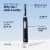 Oral-B 1000 Cross Action Rechargeable Black Electric Toothbrush Perspective: right