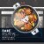 THE ROCK by Starfrit 9-Inch Deep Fry Pan/Dutch Oven with Lid and T-Lock Perspective: right