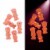 SOUR PATCH KIDS Glow Ups Strawberry-Watermelon Soft & Chewy Candy Perspective: right
