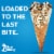 Blue Bunny® Load'd Cones® Bunny Tracks Ice Cream Perspective: right