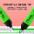 Sharpie® Highlighter, Clear View Highlighter, Assorted, 3 Count Perspective: right