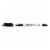 Sharpie® Permanent Markers, Twin Tip, Fine and Ultra Fine Points, Black, 1 Count Perspective: right