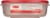 Rubbermaid® Easy-Find Lids Food Storage Container - Racer Red/Clear Perspective: right