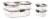 Rubbermaid® Brilliance Container Set - Clear Perspective: right