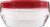 Rubbermaid Take Alongs Rectangular Food Storage Containers - 3 Pack - Clear/Red Perspective: right