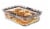 Rubbermaid® Brilliance Glass Rectangular Food Storage Container - Clear Perspective: right