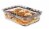 Rubbermaid® Brilliance™ Glass Rectangular Food Storage Container - Clear Perspective: right