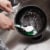 Libman® Kitchen Brush White/Green Perspective: right