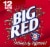 Big Red® Soda Cans Perspective: right