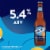 Blue Moon Belgian-Style Ale White Wheat Beer Perspective: right