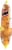 Golden Flake® Louisana Hot Sauce Flavor Fried Pork Skins Perspective: right