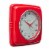 Chaney Wall Clock - Red Perspective: right