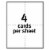 Avery Card,Post Glsy 100,Wht 8383 Perspective: right