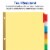 Avery Insertable Big Tab™ Binder Dividers Perspective: right