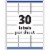 Avery® Easy Peel Ink Jet Mailing Labels - Clear Perspective: right
