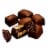 Riesen Chocolate Covered Chewy Caramel Candy Perspective: right