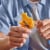 Tillamook® Medium Cheddar Snack Cheese Perspective: right