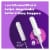 Tampax Compact Radiant Tampons, with LeakGuard Braid & Extendable Applicator, Super Absorbency Perspective: right