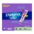 Tampax Radiant LeakGuard Protection Tampons Super Absorbency Unscented Perspective: right