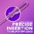 Tampax Radiant LeakGuard Protection Tampons Trio Pack Regular/Super/Super Plus Absorbency Unscented Perspective: right