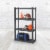 Sterilite 4-Tier Gray Storage Shelf Perspective: right