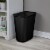 Sterilite Rectangular Wastebasket- Black Perspective: right