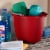 Sterilite® 10-Quart Spout Pail - Classic Red Perspective: right