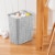 Sterilite Weave Trash Can - Cement Perspective: right