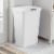 Sterilite Plastic TouchTop Trash Can - White Perspective: right