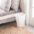 Sterilite Wastebasket - White Perspective: right