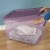 Sterilite Metro Burgundy Latching Box with Lid Perspective: right