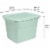 Sterilite 18 Gallon Tote- Mindful Mint Perspective: right