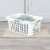 Sterilite 2 Bushel Plastic Laundry Basket - White Perspective: right