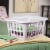 Sterlite Rectangular Bushel Laundry Basket - White Perspective: right