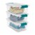 Sterilite® Latching Storage Box - Clear Perspective: right