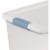 Sterilite Latching Lid Storage Box - White/Clear Perspective: right