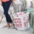 Sterilite Wheeled Laundry Basket - White Perspective: right