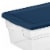 Sterilite Clear Storage Box Multipack - Marine Blue Perspective: right