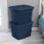Sterilite 18 Gallon Storage Box - Marine Blue Perspective: right