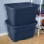 Sterilite Storage Tote - Marine Blue Perspective: right