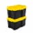 Sterilite Gasket Tote - Yellow Lily Perspective: right