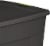 Sterilite 35 Gallon Storage Tote Box, Container Bin w/ Latch Lid, 4 Pack, Gray Perspective: right