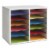 Safco Literature Sorter/Organizer 9420GR Perspective: right