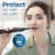 Philips Sonicare Black ExpertClean 7300 Rechargeable Electric Toothbrush Perspective: right