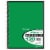 Top Flight Standards® Wide-Ruled Assorted 3-Subject Notebook Perspective: right