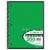 Top Flight Wide Rule 5-Subject Notebook - 200 Sheets - Assorted Perspective: right