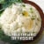 Bob Evans Roasted Garlic & Herb Mashed Cauliflower Perspective: right